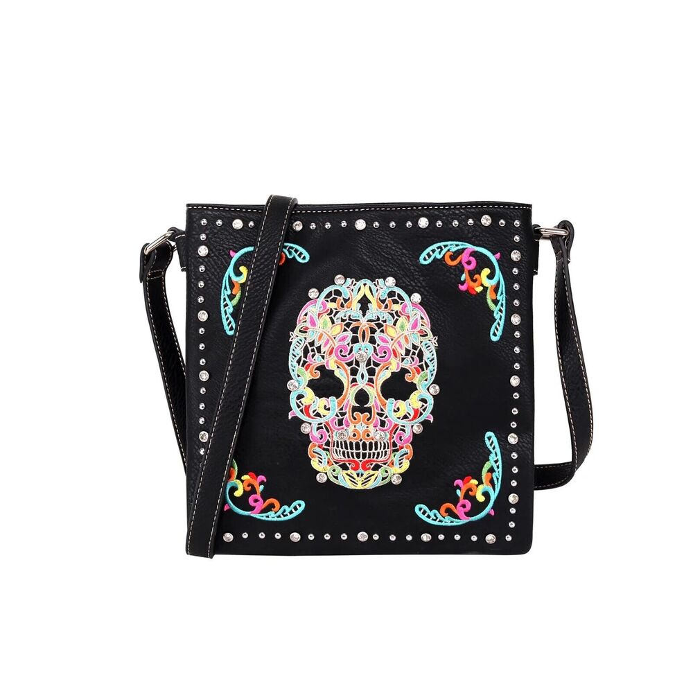 SET W/WALLET: MW494G-9360 Montana West Sugar Skull Collection